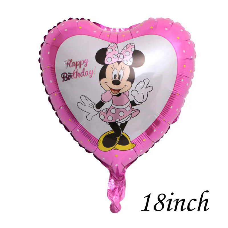 1pc 18inch 112 см гигантский Микки Минни Маус фольгированный шар мультфильм день рождения украшения дети ребенок душ вечерние игрушки - Цвет: 1pc 18inch