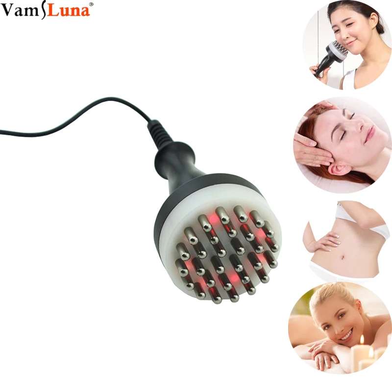 Meridian Brush, Infrared Micro-Electric Heating Health Scraping Device Slimming Body Brush, Gentle Natural Cellulite Massager