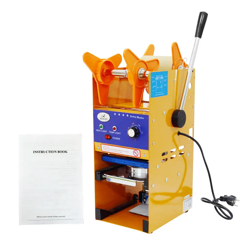 

Ручная машина для запечатывания молока, чая, оборудование для магазина, ручное давление, чашки для соевого молока и напитков, специальные ин...