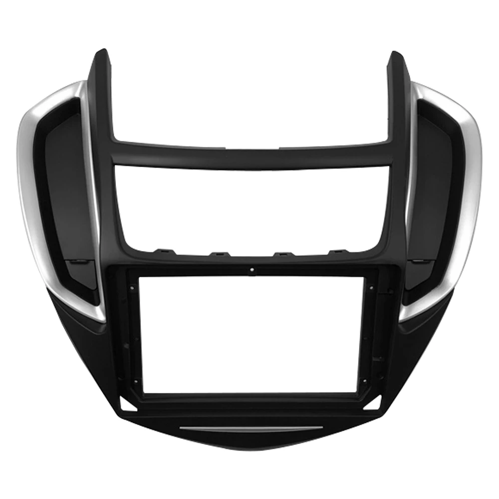 

1- 2Din Car DVD Frame Audio Fitting Adaptor Dash Trim Kits Facia Panel 9inch For Chevrolet Tracker 2014-2016 Double Radio Player