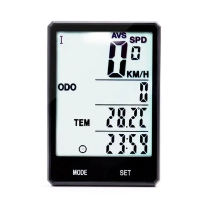 Велосипедный компьютер большой экран беспроводной/проводной водозащита IP6X