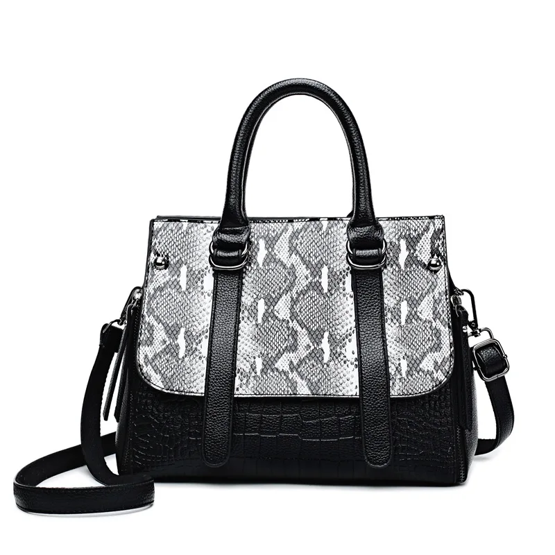 

100% Genuine Leather Handbags 2021 Ladies One-shoulder Fashion Portable Large Capacity All-match Messenger Luxury Brand Bag Gg