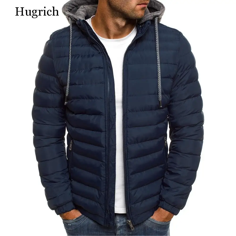 Мужская хлопковая куртка с капюшоном теплая зимняя парка 2018 | одежда