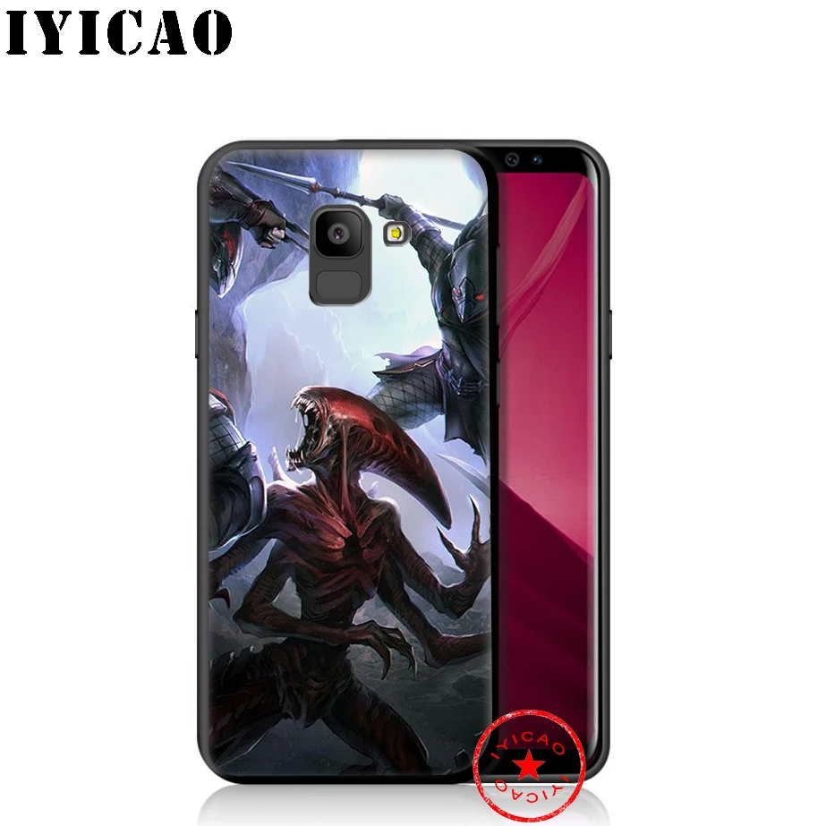 IYICAO Чужой против Хищника мягкий чехол для телефона samsung Galaxy A50 A70 A60 A40 A30 A20 A10 M40 M30 M20