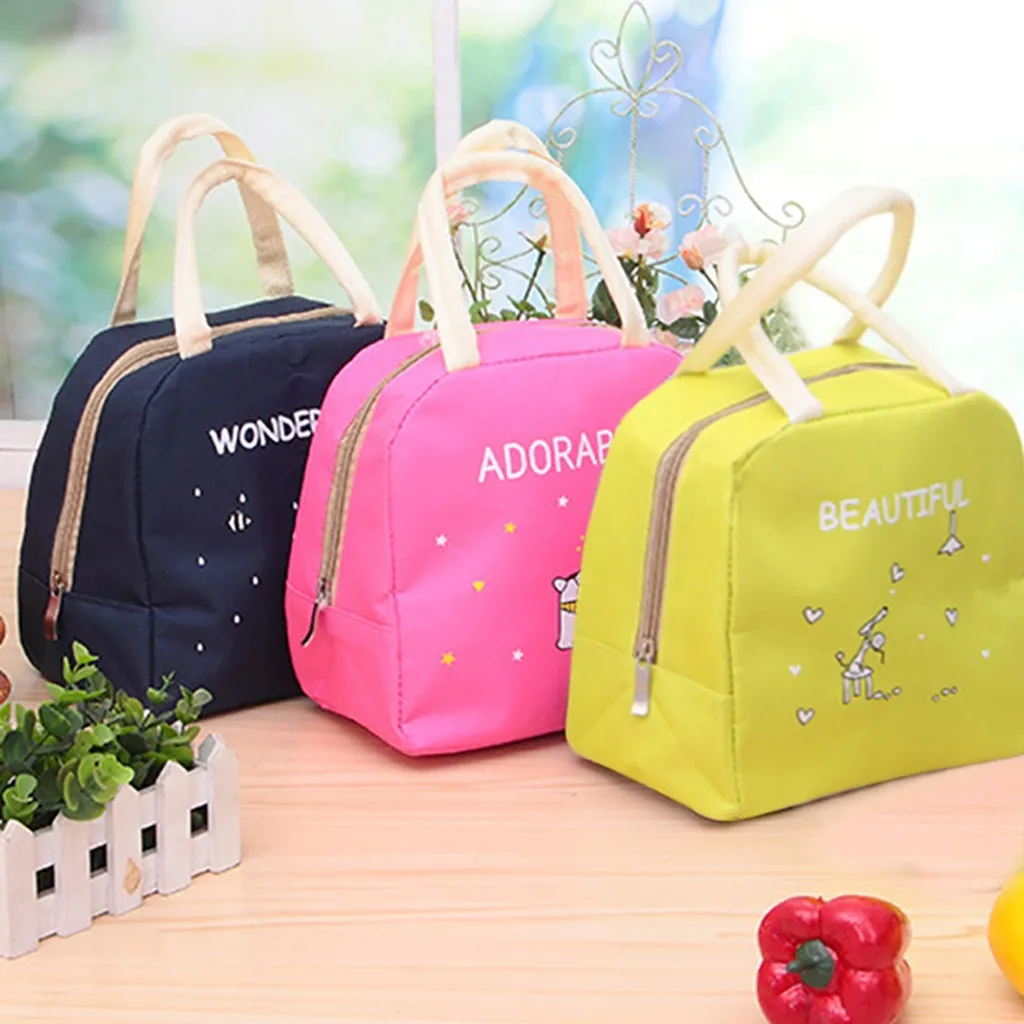 Портативная коробка для бенто ланч сумка утепленная Термальность кулер