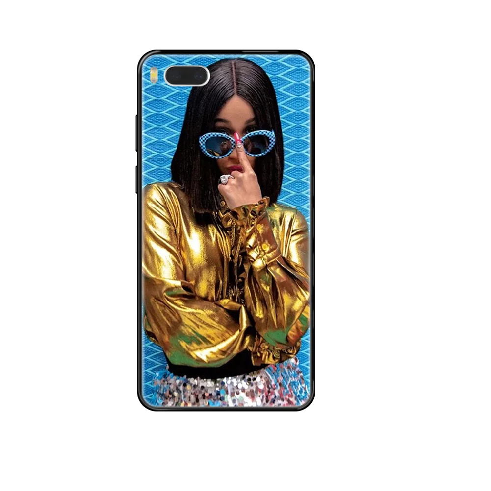 Чехол для телефона Rapper Cardi B CardiB Xiaomi Redmi Mi 3 5 6 8 9 A1 2 Max3 Mix2 X SE Lite Pro черный роскошный