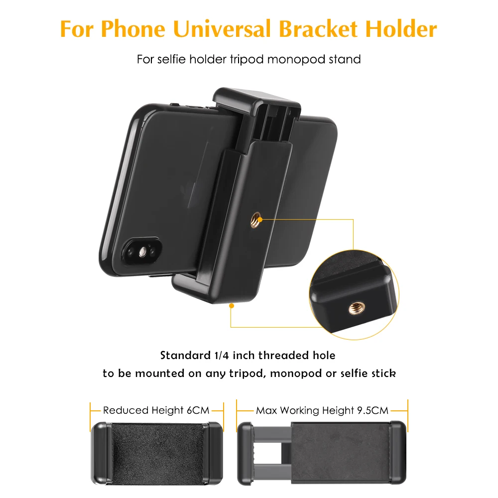 Винтовой Пластиковый штатив SH Mini 1/4 для смартфона сотового телефона фотостудии -