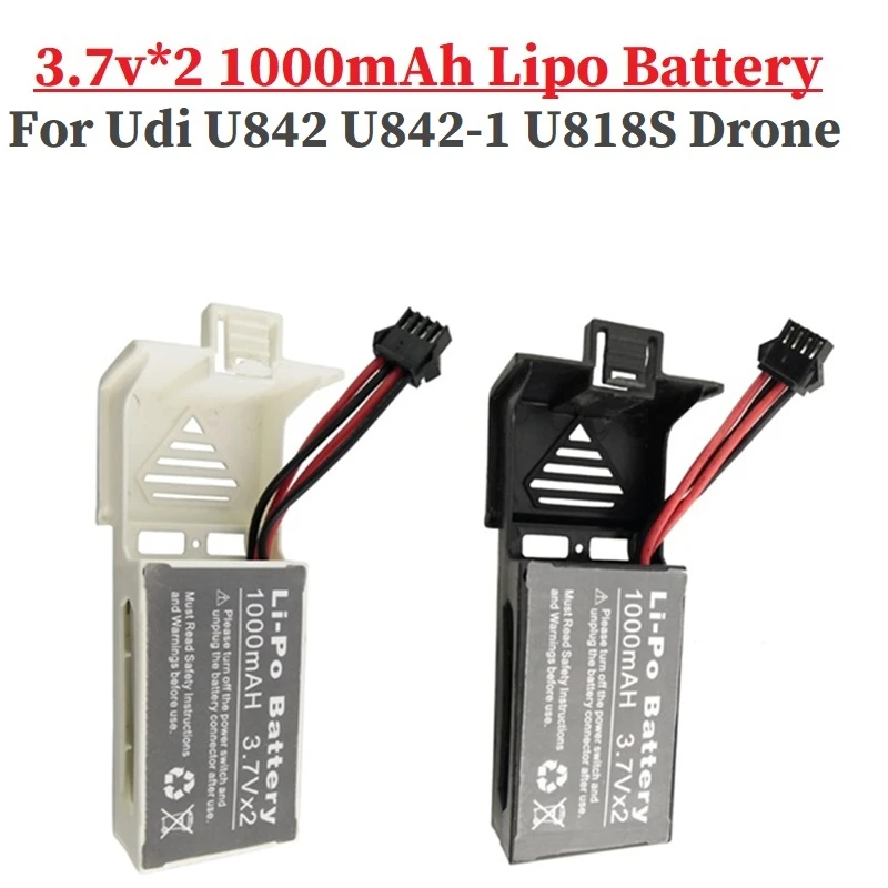 1/2/3 шт 7 4 V 1000 MAH Li Po батареи для Udi U842 1 U818S RC Квадрокоптер беспилотный летательный