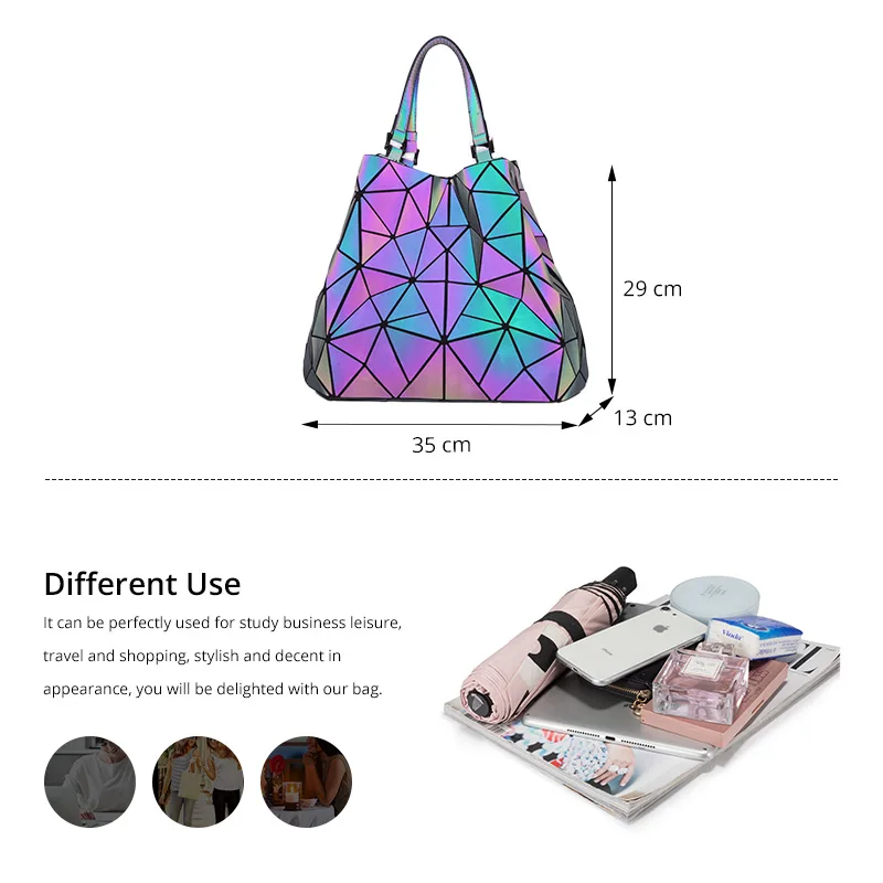 Женская сумка через плечо LOVEVOOK вместительная Складная Сумка-тоут с