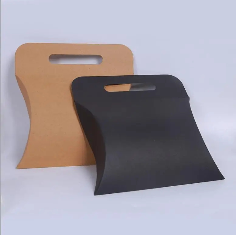 Большая большая черная белая картонная коробка для подарков 27x19 5x6 см 20 шт. с