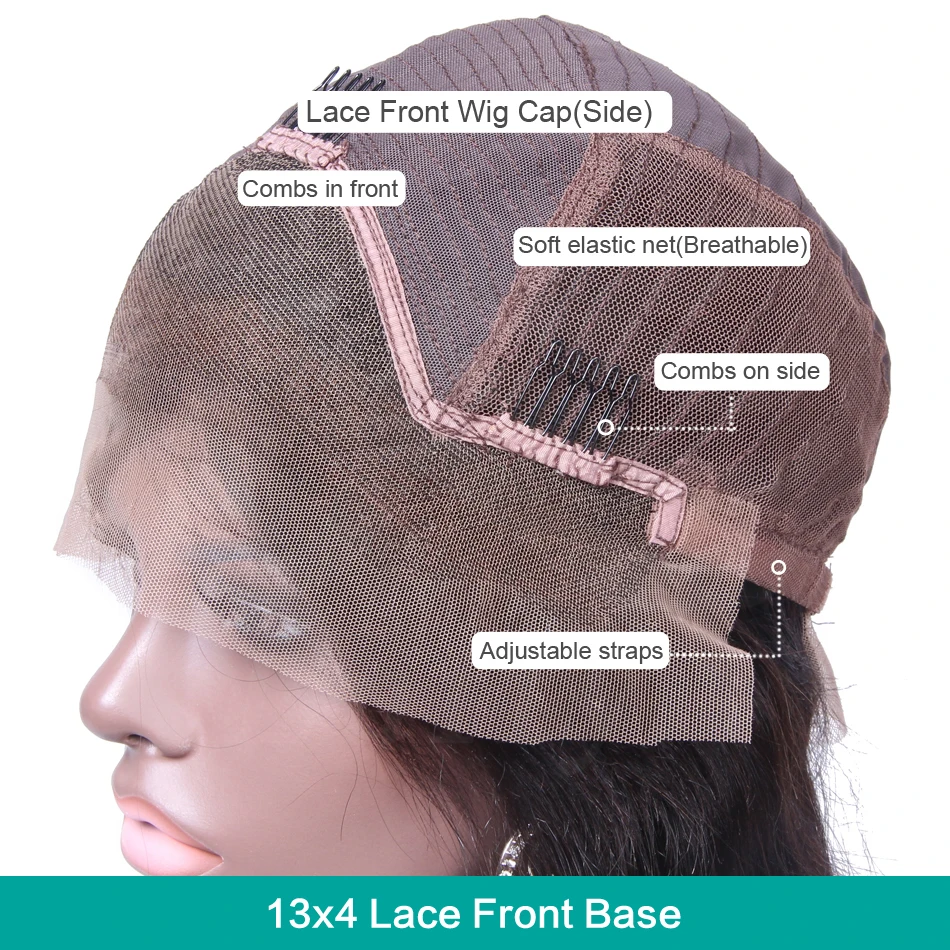 

Highlight Human Hair Wigs Natural Wave Lace Front Wig 180% Bob Short Ombre Color Wigs 13x4 Brazilian Remy Hair FlowerSeason