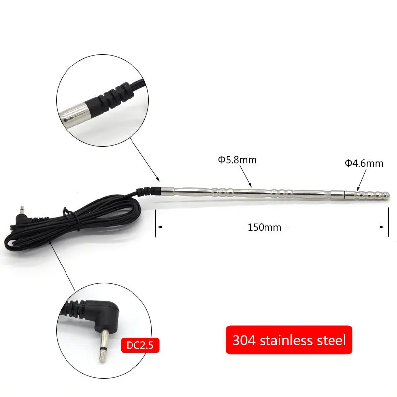 Электро шок Анальная пробка для пениса кольцо члена массажная подушка зажимы