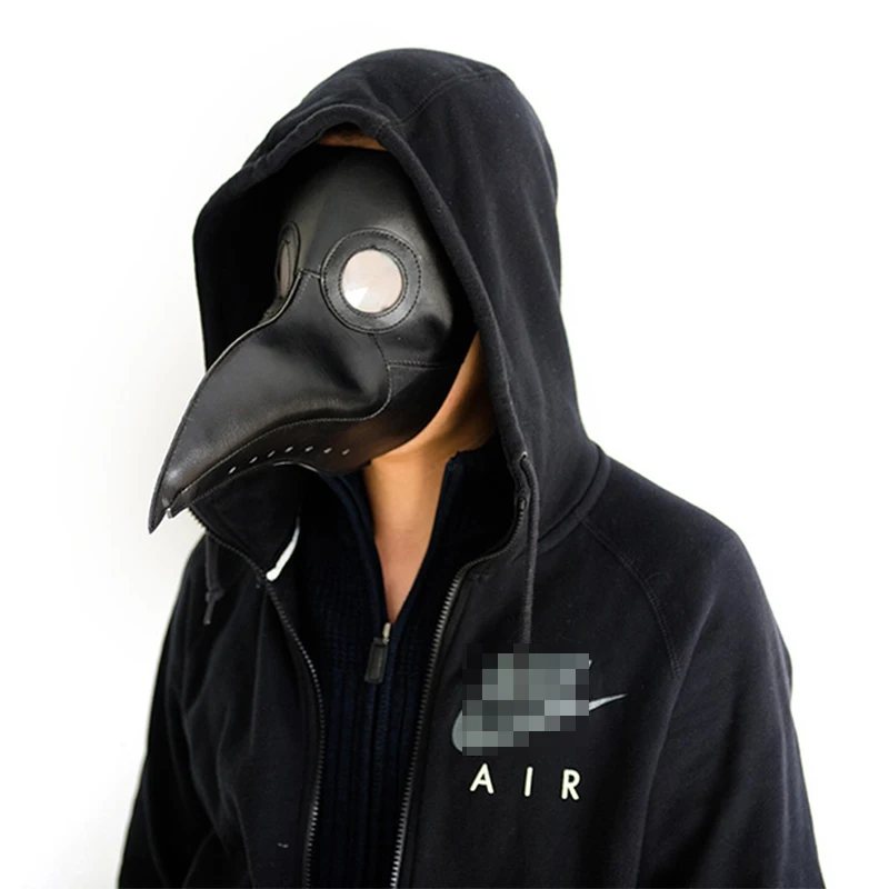 Хэллоуин стимпанк маска Чумного доктора черный медный цвет Латексная Маска