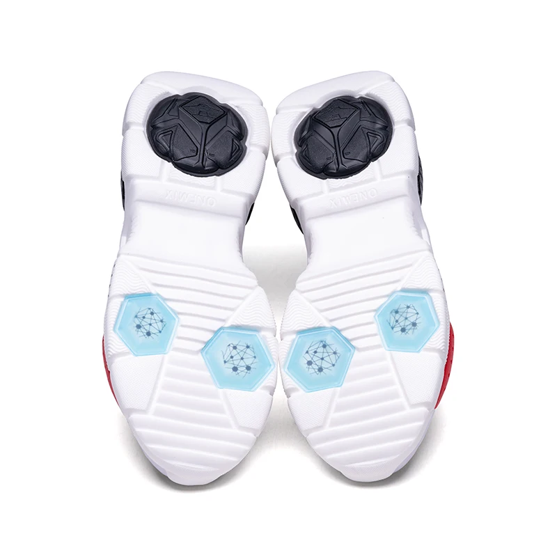 ONEMIX Running Shoes for Men Increasing 4CM Ulzza Harajuku Sneakers Cushioning Height Platform Breathable Mesh Sports Walking