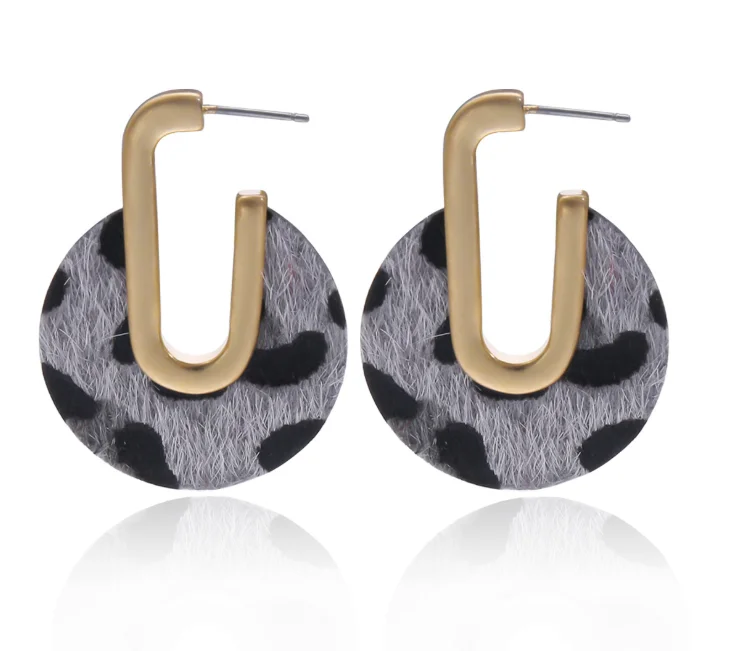 

Acrylic Leopard Earrings Bohemian Women Drop Earing geometric Fashion Gifts for luxury Statement trendy Acetate Jewelry