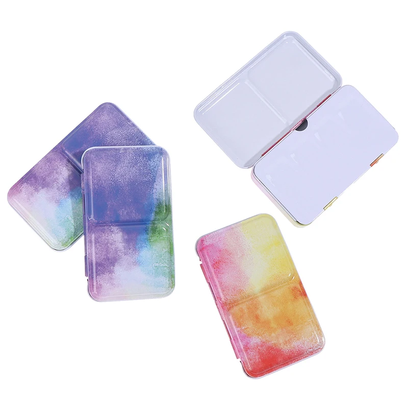 Половина кастрюль для акварельной масляной краски s коробки Пустая палитра