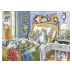 Алмазная 5D мозаика сделай сам KY226, картина из квадратныхкруглых страз с рисунком животных, кота, пейзажа, алмазная вышивка, декор для свадебной комнаты