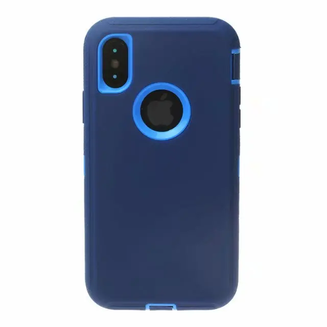 Защитный противоударный чехол Aqua для iPhone X, XS, MAX, XR, 6, 6 S, 7, 8 Plus, 11 Pro, Max, чехол-кобура с зажимом для ремня, защитный чехол