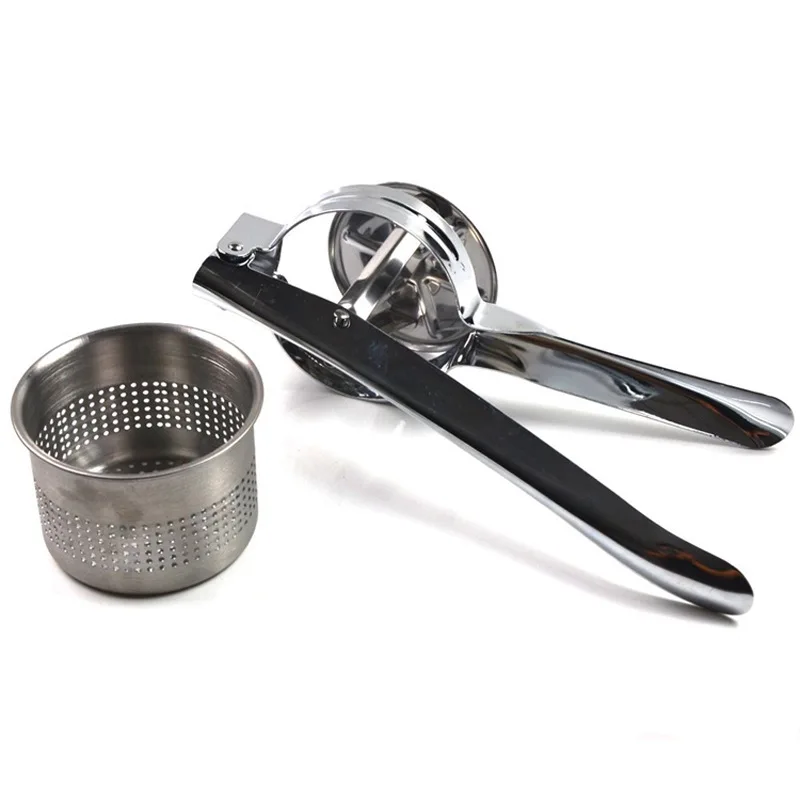 Stainless Steel Potato Ricer Masher Fruit Vegetable Press Juicer Crusher Squeezer Household Kitchen Cooking Tools | Дом и сад