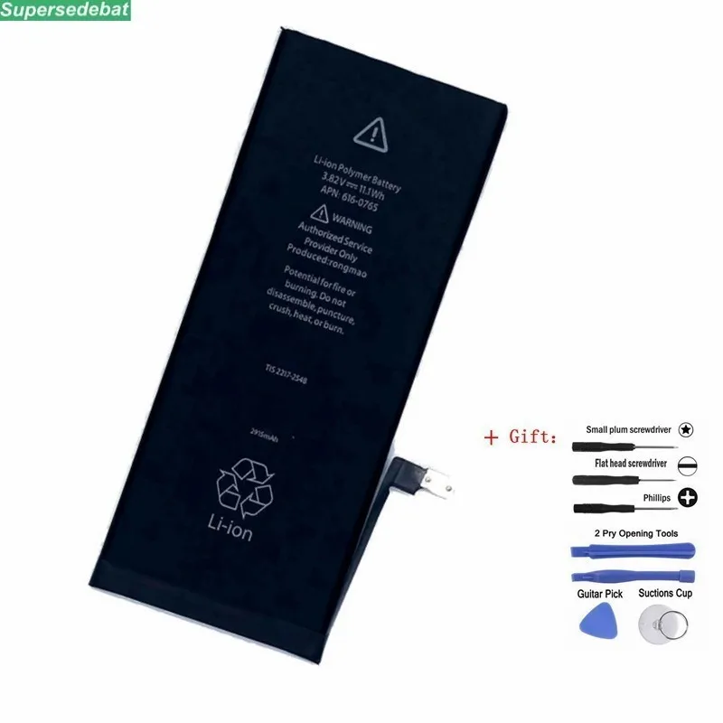 2915mAh литий ионный аккумулятор для apple iPhone 6 plus Замена телефона с машинными