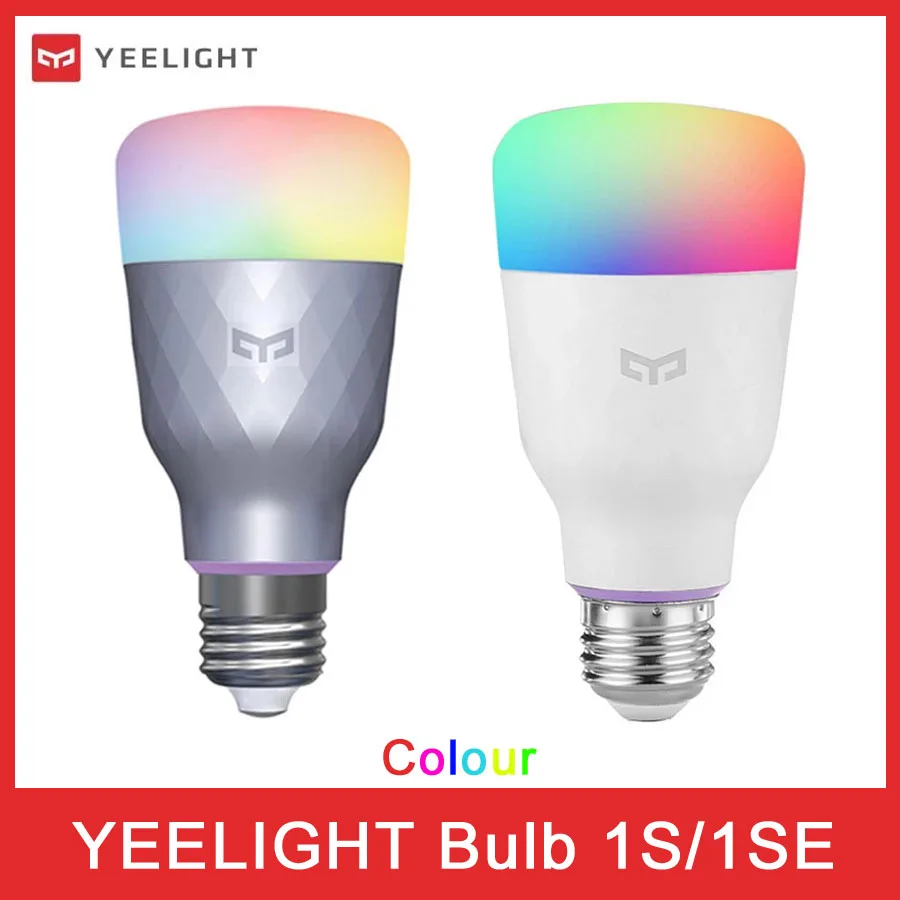 Цветная лампа Yeelight 1S 1SE E27 умное приложение Wi Fi дистанционное управление умный