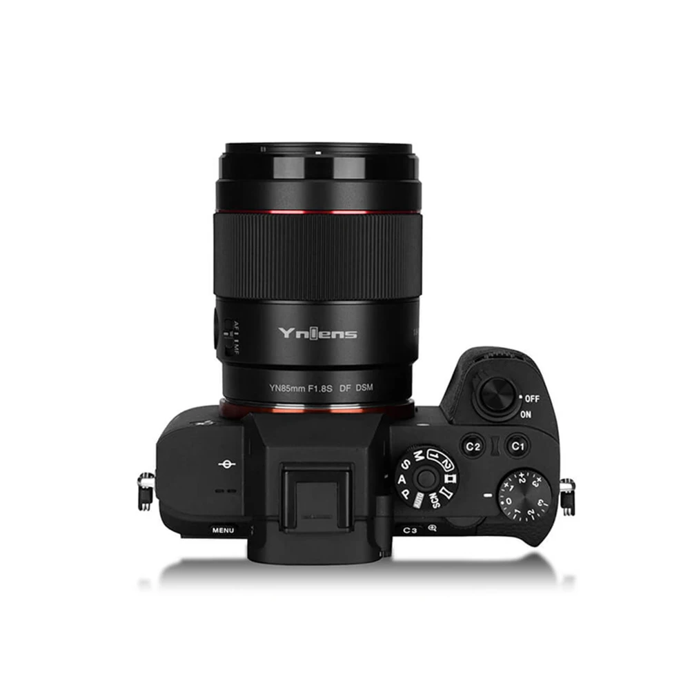 

YONGNUO YN85mm F1.8S DF DSM lens Focus Mode AF MF large aperture lens for Sony E-mount camera A9 A7RII A7II A6600 A6500