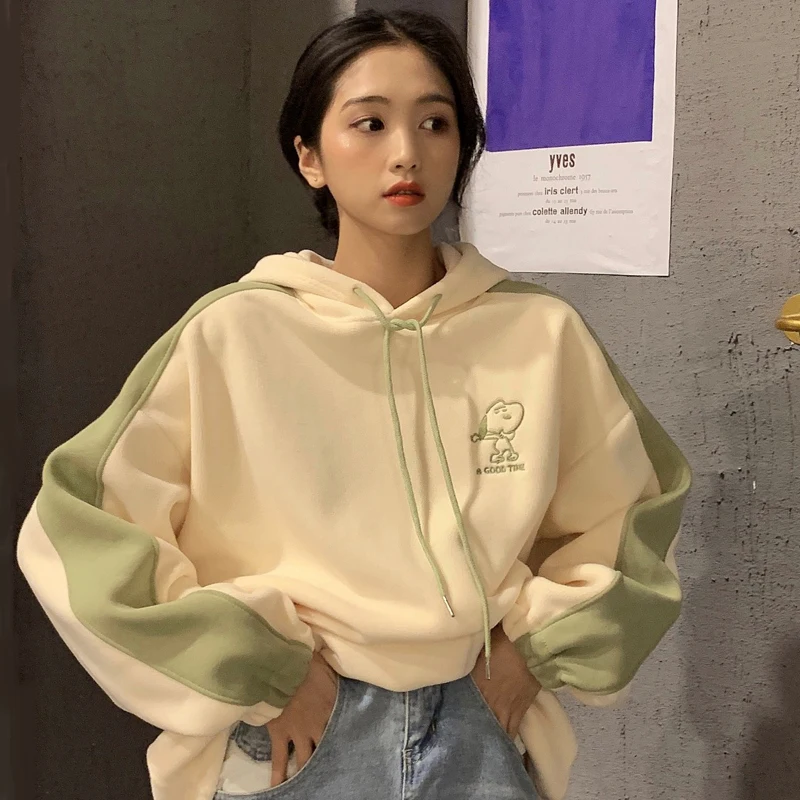 

Сказочный свитер для женщин зима 2019 корейский Свободный стиль BF простое Ins очень популярный CEC с длинным рукавом бархатный мягкий утепленны...