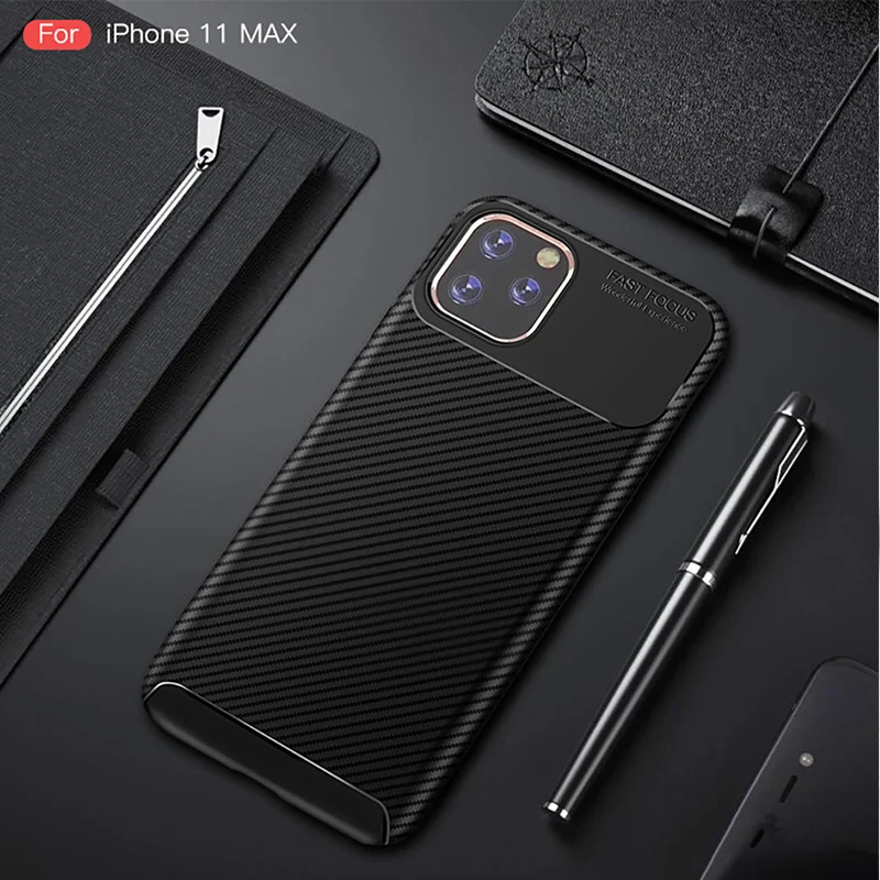 ! ACCEZZ Мягкий ТПУ мобильный чехол для телефона Apple iPhone 11 Pro Max защита от падения