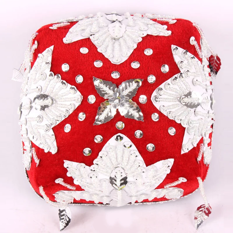 Шапка Синьцзян уйгур ручной работы для женщин и мужчин плоская шапка вышитая