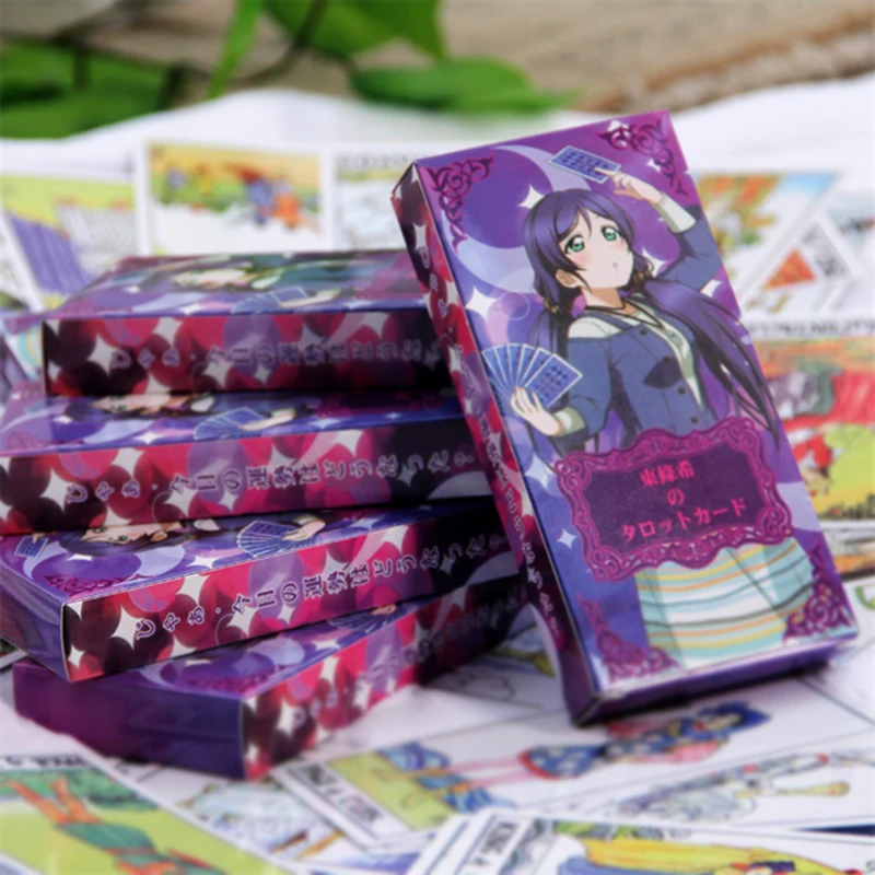 56pcs/set Anime Cartoon LoveLive! Nozomi Tojo Playing Card Cosplay Prop Toy Collectible Women Men Christmas Gift | Тематическая