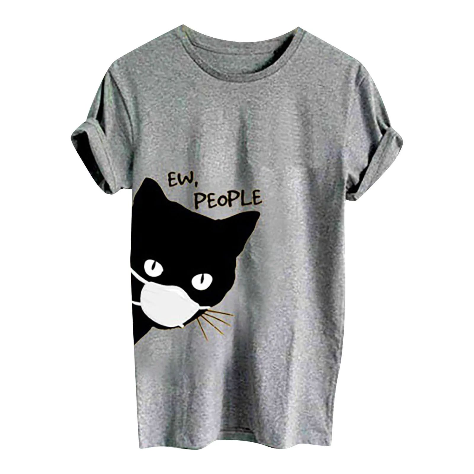 Женские футболки в стиле Харадзюку женские с графическим принтом модный топ