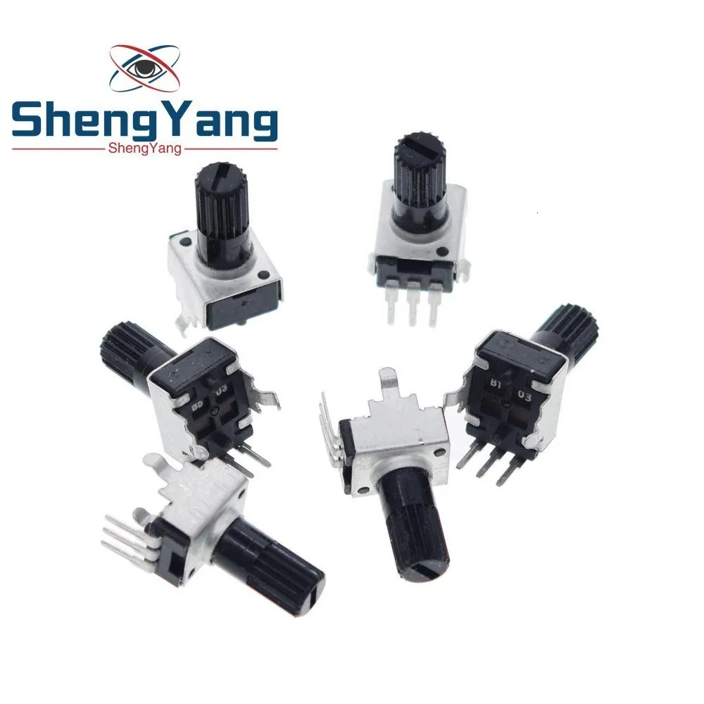 ShengYang 10 шт. Rv09 вертикальный 12,5 мм вал 1 к 2 к 5 к 10 к 20 к 50 к 100 к 0932 регулируемый резистор 9 тип 3pin уплотнительный потенциометр