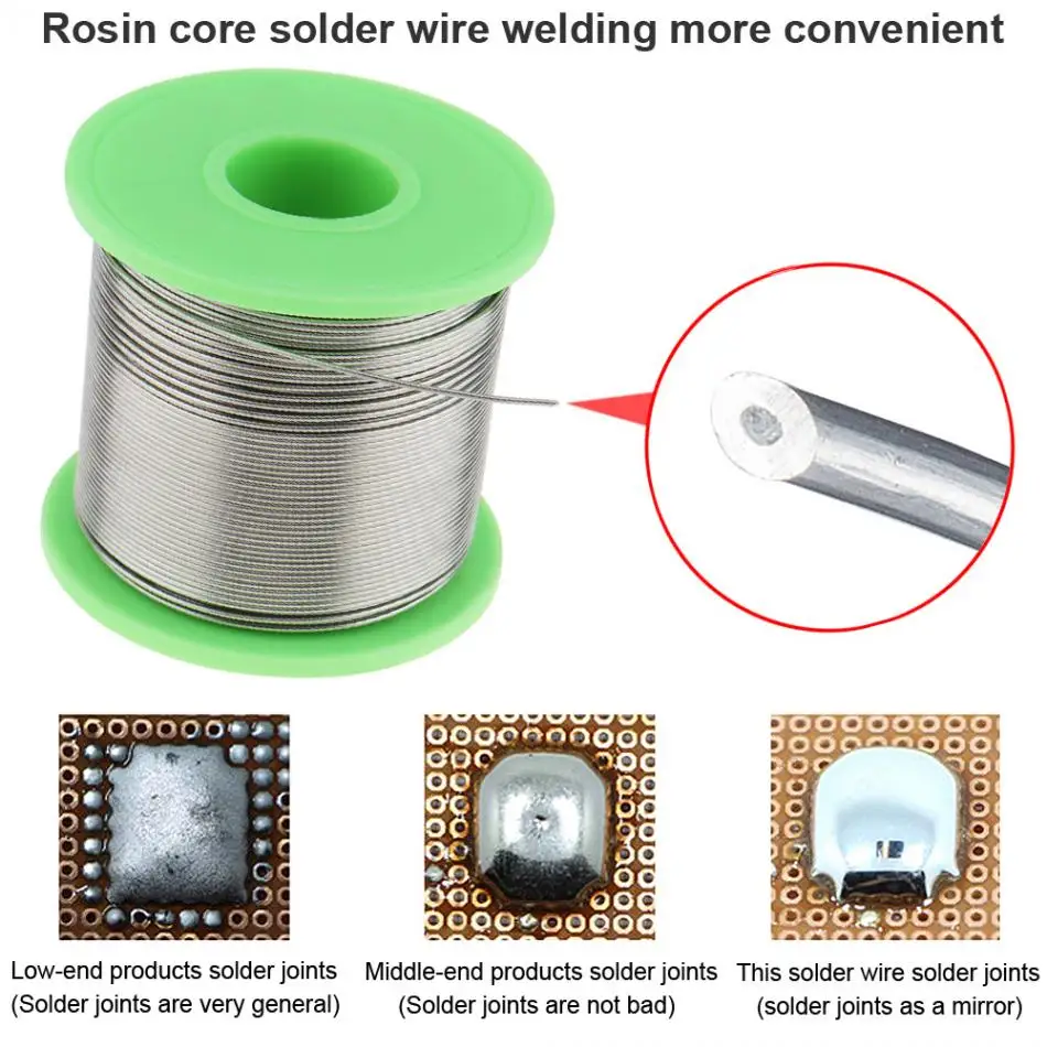 

Сварочный провод 0,5 мм 250 г 99.7% Sn 0.3% Cu, сварочные провода, бессвинцовый припой с канифольным ядром и Флюсом, Оловянная Пайка для алюминиевой па...