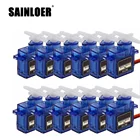 Классические сервоприводы SG90 9g, 451020 шт., для самолетов на радиоуправлении, модель самолета с неподвижным крылом, детали для телеуправления, игрушечные двигатели, вертолет 450