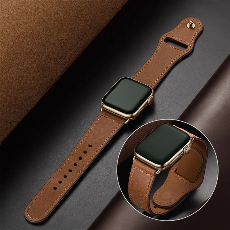 38 мм, 40 мм, ремешок из натуральной кожи для Apple Watch Series 5, 4, 3, 2, 1, VIOTOO, высококачественный роскошный кожаный ремешок, женский ремешок для часов