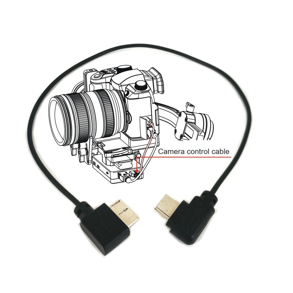 USB 3 0 к Тип C Камера Управление кабель для ZHIYUN Crane лаборатории и однообъективной