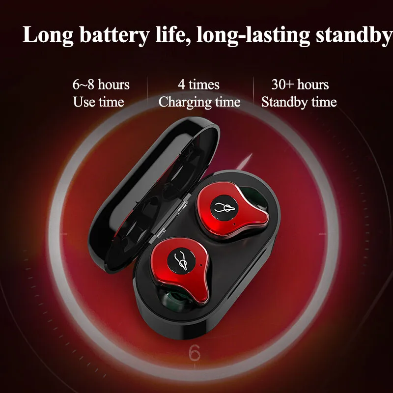 Sabbat наушники-вкладыши TWS с 5 0 функцией подавления шума спортивные наушники Bluetooth