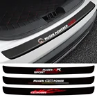 Для Honda Mugen RR Civic TypeR CR-V Fit VTEC City INSPIRE для двери БАГАЖНИКА АВТОМОБИЛЯ Sill наклейки защитная пленка для края двери автомобильные аксессуары