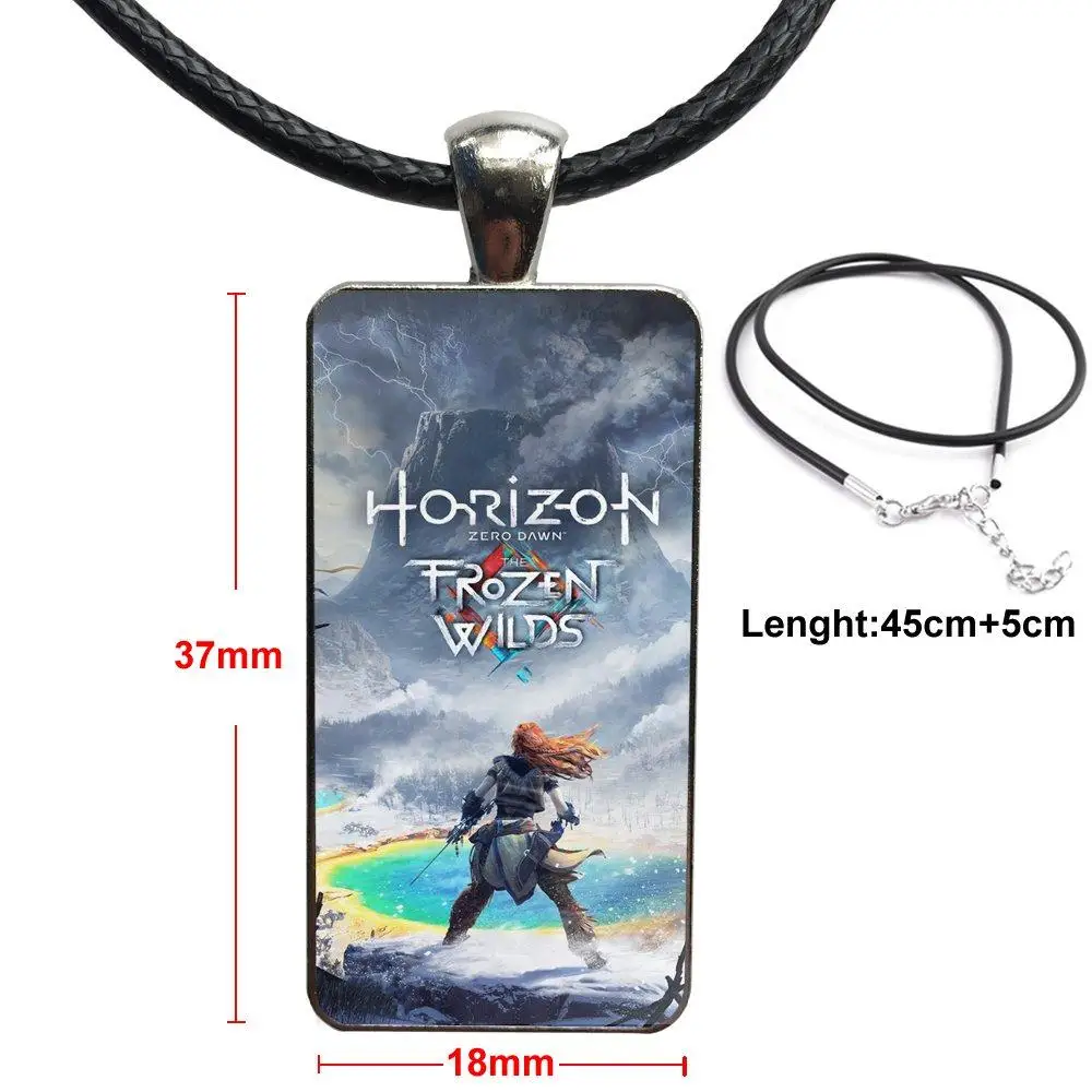 Скачать Horizon Zero Dawn для мужчин и женщин ожерелье со стальным покрытием стекло