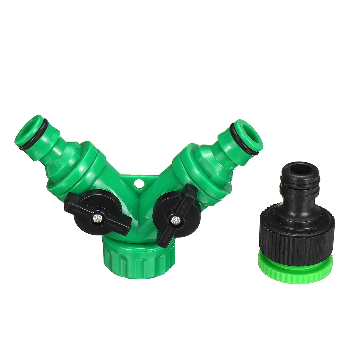 

38PCS/15M DIY Micro Drip Irrigation Sprinkler System Plant Self Watering Dripper Garden Hose Kits 2-Way Connector