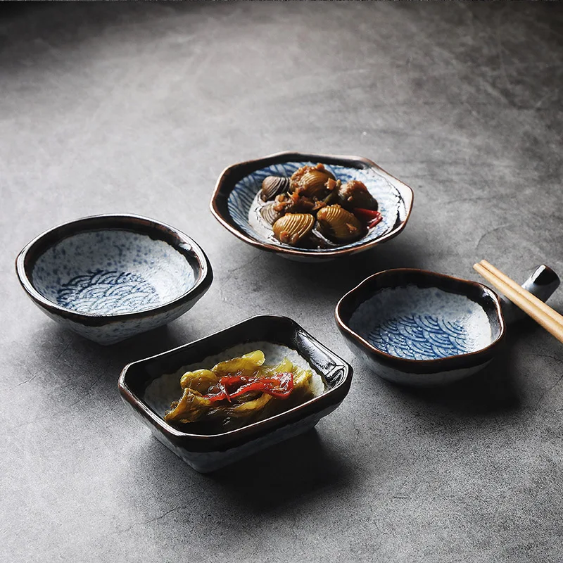 Мастерская RUX 1 шт. приправа для соуса в японском стиле ретро маленькая тарелка