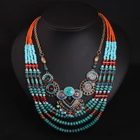 new bohemian necklace boho pendant 60cm yoga necklace ethnic jewelry for friend gift bijoux dropshipping collier travel party