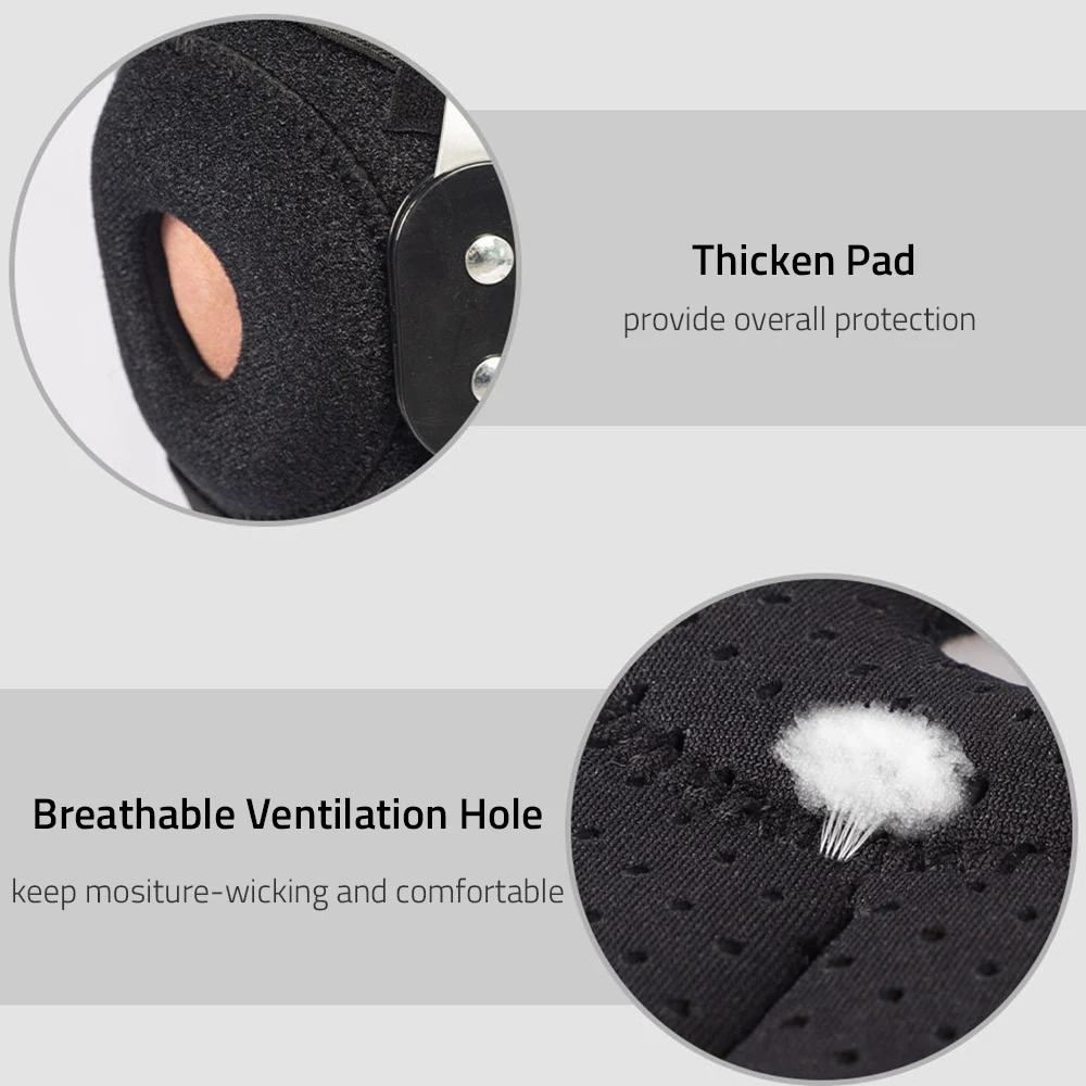 Спортивная фигурная скобка регулируемый наколенник Защитная повязка на колено с