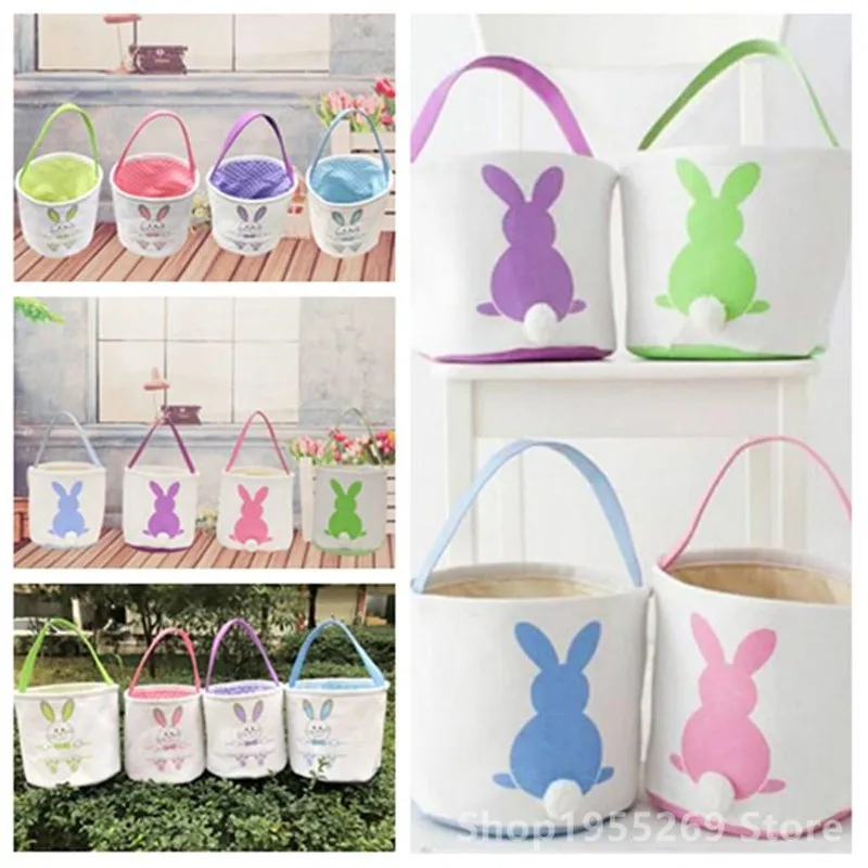 20 шт./лот корзины в виде Пасхальных Кроликов 23 стиля сделай сам милый кролик Сумка
