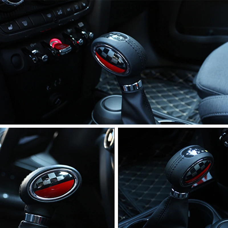 Автомобильный рычаг переключения передач декоративная наклейка для BMW MINI Cooper S ONE