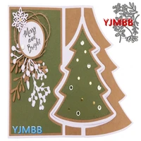 yjmbb christmas decoration 2 metal cutting mould scrapbook album paper diy card merry christmas craft embossing die cutting
