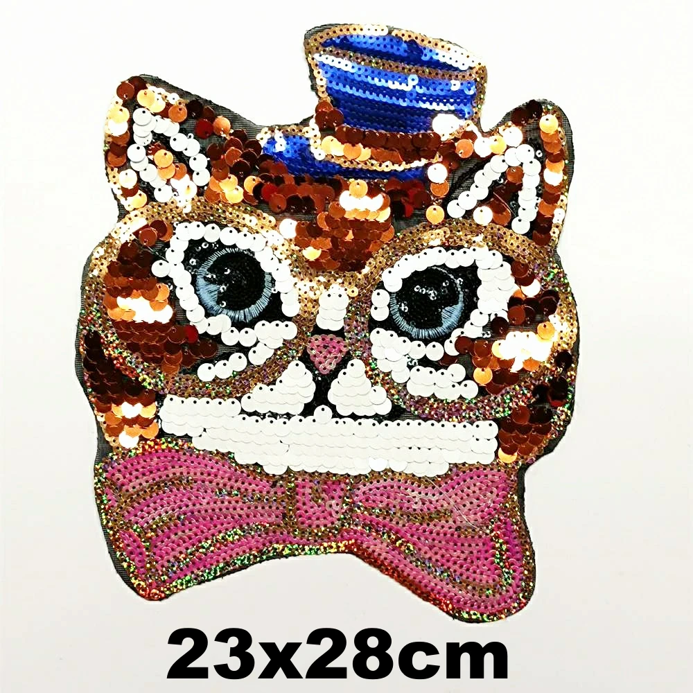 

Large Embroidery Big Cats Animal Cartoon Patches EE-3267