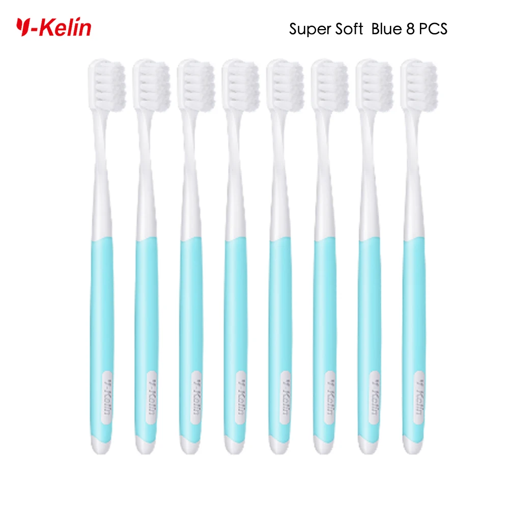 Y Kelin Новая зубная а с высокой плотностью Мягкая ухода за деснами парная teethbrush