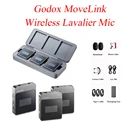 Беспроводной петличный микрофон Godox MoveLink 2,4G M2 M1, приемник-передатчик для телефона DSLR vs Comica Rode SYNCO Boya