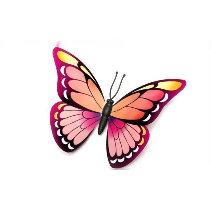 

30CM PVC 3D Butterfly Wall Stickers Home Decor Living Room Decorative Butterflies On The Wall Cute Stickers Stationery Stickers